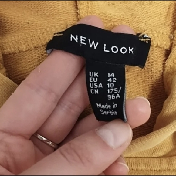New Look Women's Yellow Hoodie - Picture 2 of 8